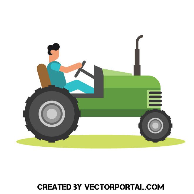 Man Driving A Tractor Vector Clip Art Vehicles Free Vectors 660x660 Man Driving A Tractor Vector Clip Art Vehicles Free Vectors