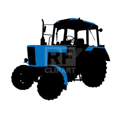 400x400 Wheeled Tractor Vector Image Of Transportation Prague