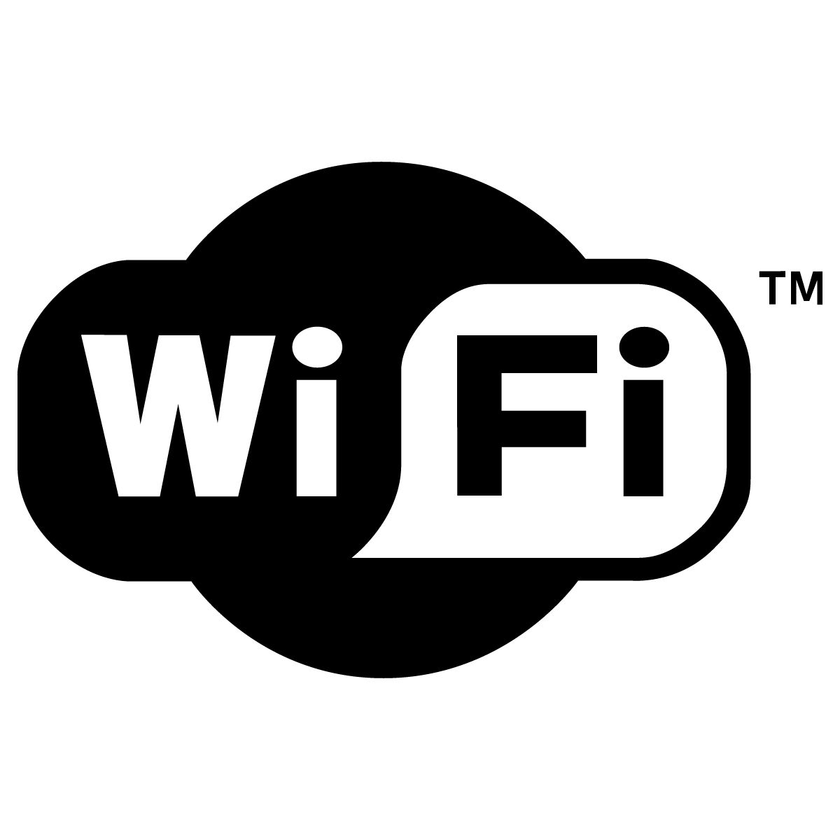 1200x1200 Wifi Zone Icon Logo Vector Symbol Free Vector Silhouette