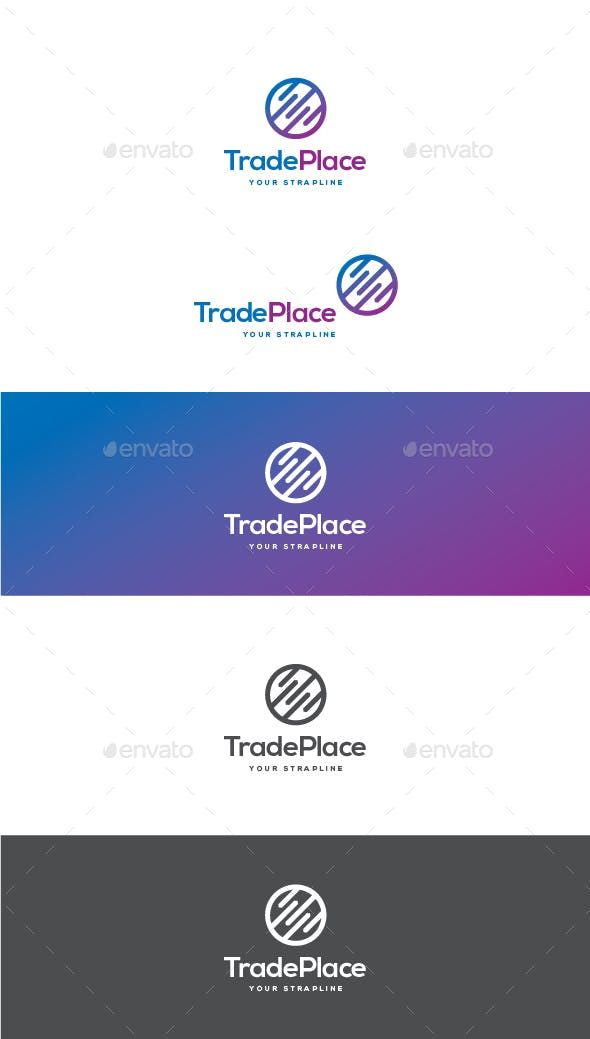 590x1039 Trade Place Logo Vector