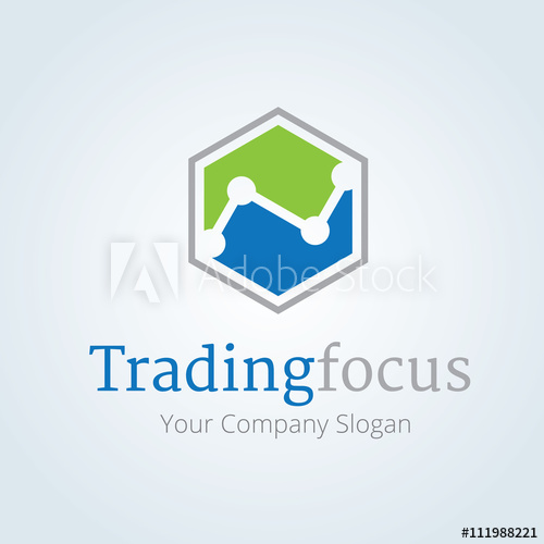 500x500 Trading Focus Logo, Marketing Logo, Economic Logo Vector Logo