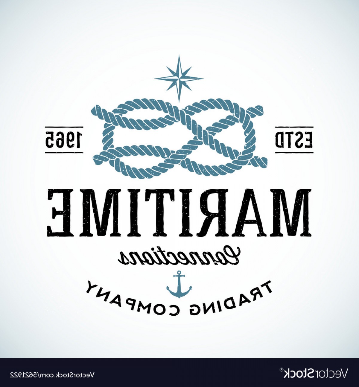 1200x1296 Vintage Maritime Trading Company Logo Vector Createmepink