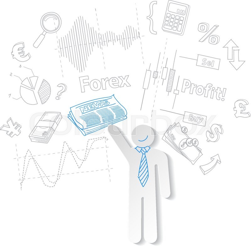 800x784 Forex Trader And News Symbol Stock Stock Vector Colourbox