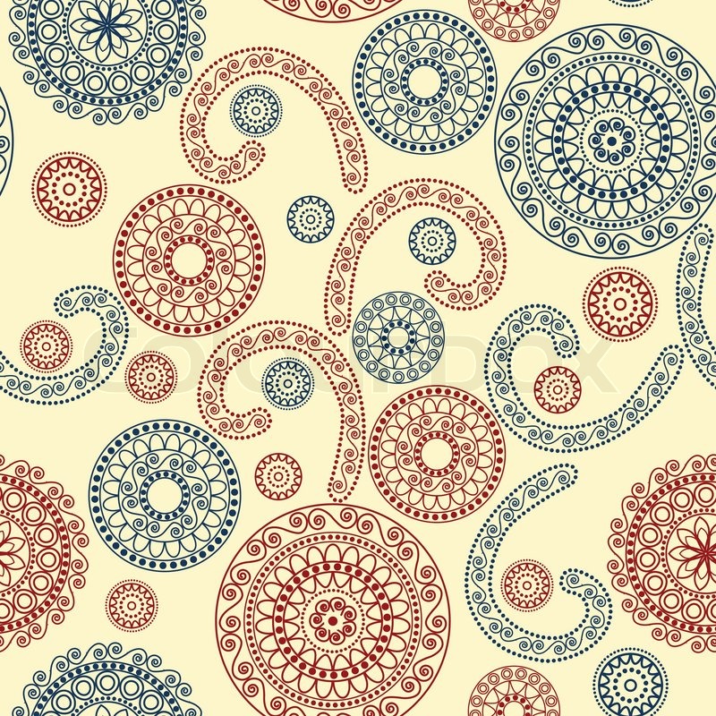 800x800 Vector Seamless Ethnic Pattern In Stock Vector Colourbox