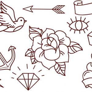 Traditional Tattoo Vector at Vectorified.com | Collection of ...