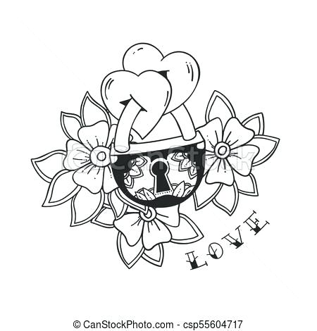 450x470 Tattoo Flowers Vector