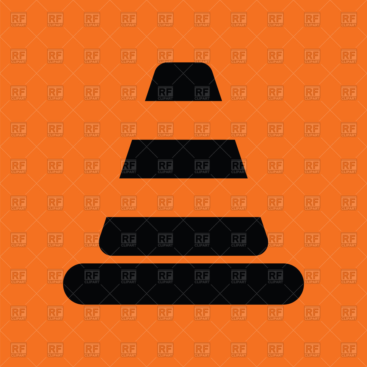 1200x1200 Icon Of Traffic Cone Vector Image Of Signs, Symbols, Maps Angelp