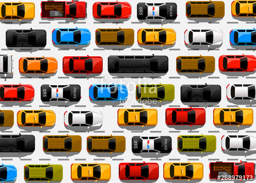 Traffic Jam On The Road Road Transport Highway Banner Stock 500x357 Traffic Jam On The Road Road Transport Highway Banner Stock