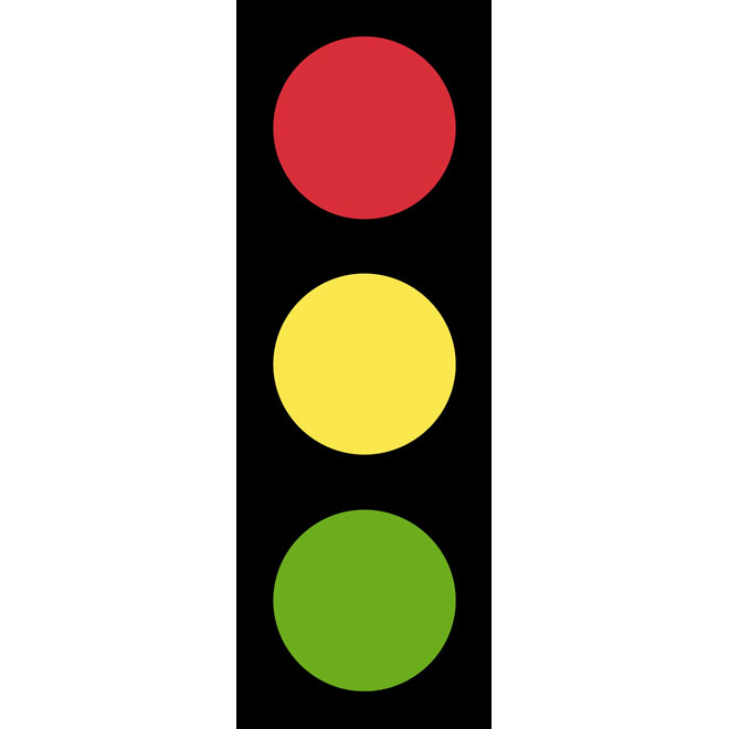 660x660 Traffic Lights Vector Sign