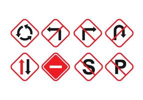 286x200 Traffic Signs Free Vector Art