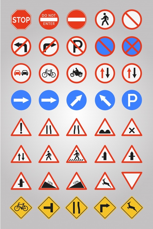 Traffic Signs Vector at Vectorified.com | Collection of Traffic Signs ...