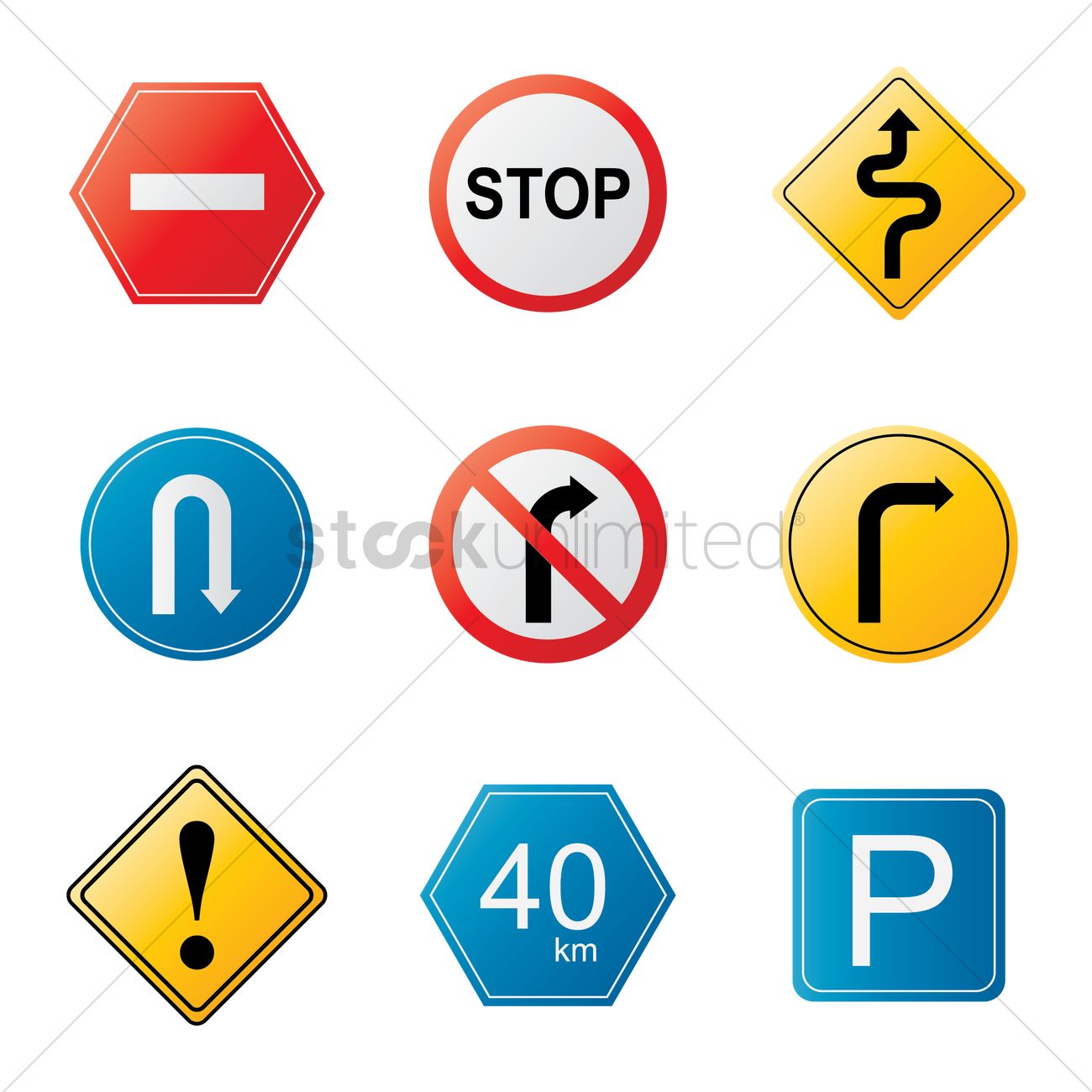 Traffic Signs Vector at Vectorified.com | Collection of Traffic Signs ...