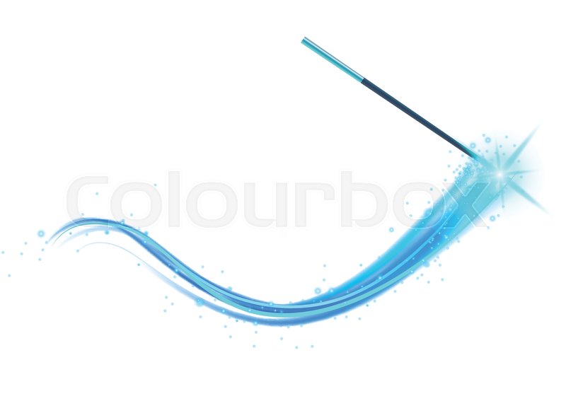 Magic Wand With Magical Sparkle Stock Vector Colourbox 800x567 Magic Wand With Magical Sparkle Stock Vector Colourbox