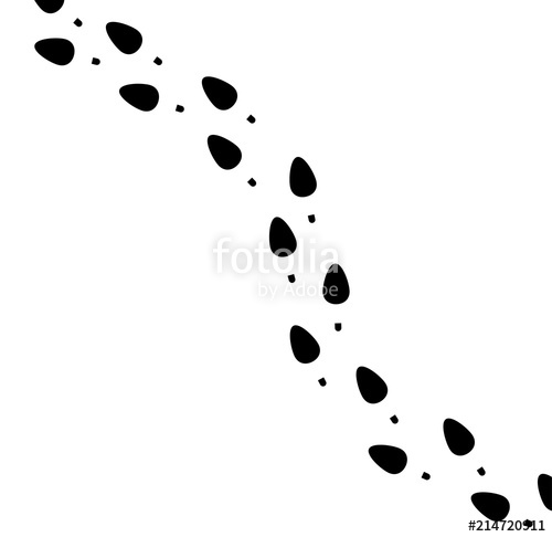 Woman High Heels Vector Trail Footprints Stock Image 500x486 Woman High Heels Vector Trail Footprints Stock Image