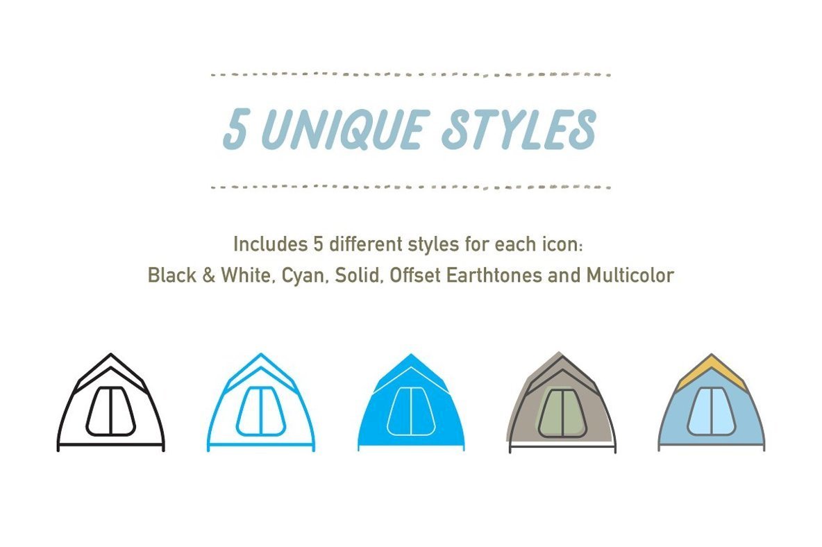 Camp Trail Vector Recreation Icons 1184x788 Camp Trail Vector Recreation Icons