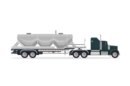 500x333 Heavy Industrial Trailer Truck Vector Free Download