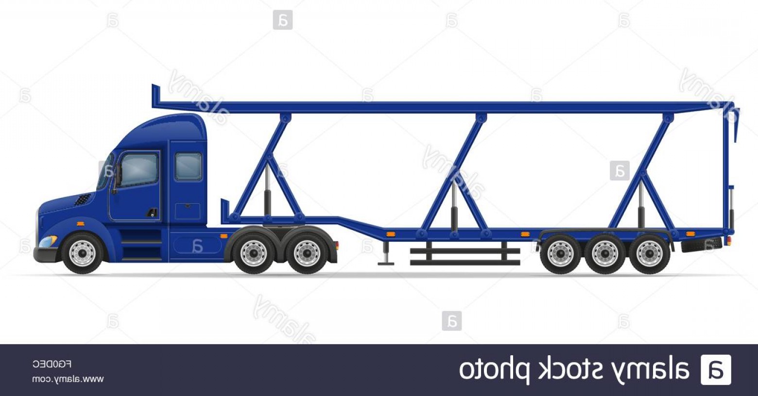 1560x816 Stock Photo Truck Semi Trailer For Transportation Of Car Vector
