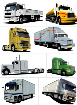 271x368 Trailer Truck Vector Free Vector Download
