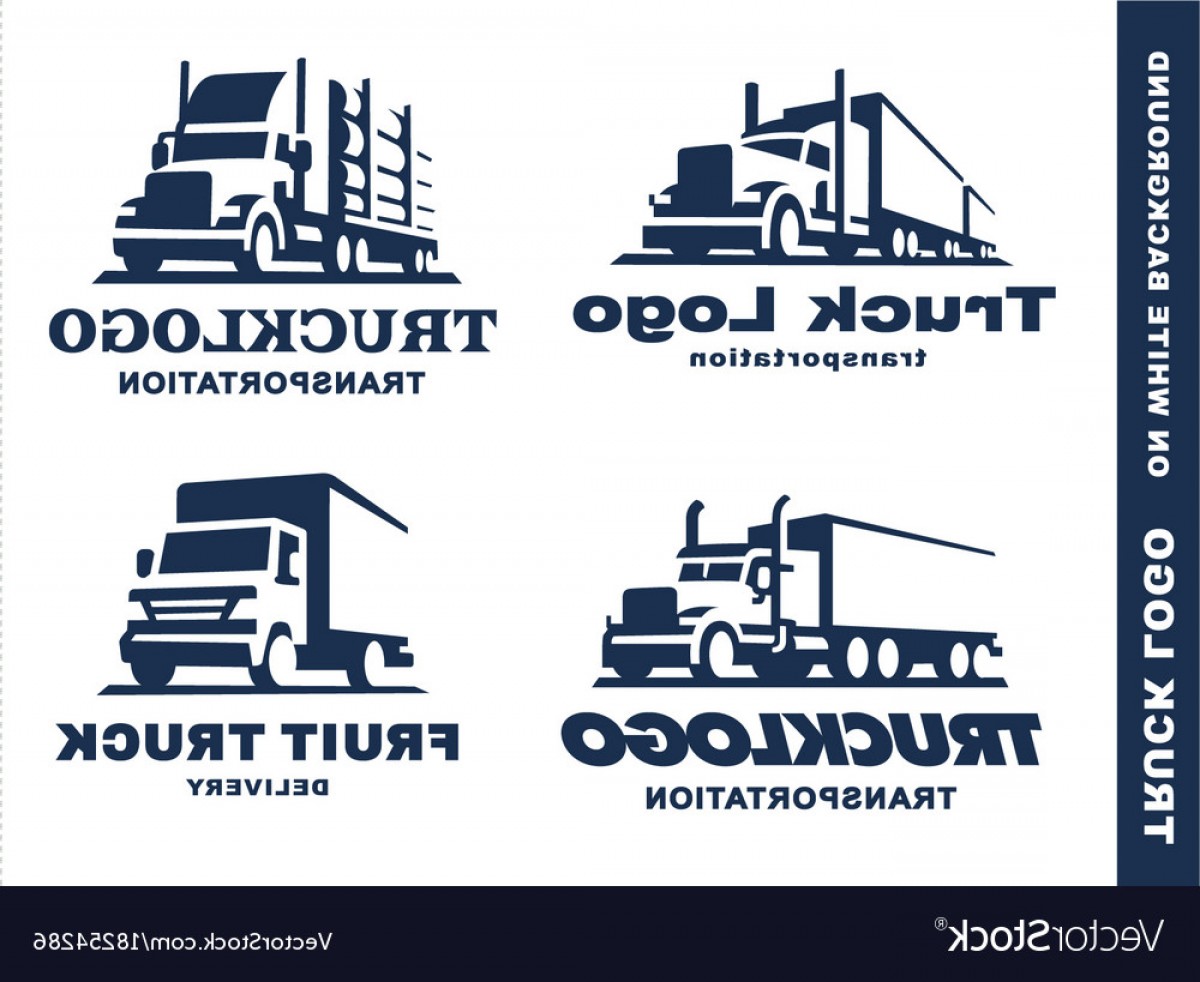 1200x982 Logo Set With Truck And Trailer Vector Catchsplace