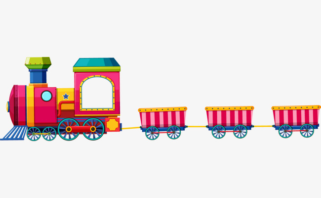 650x400 Vector Toy Train, Toy Train, Train, Cart