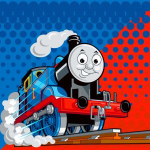 300x300 Cartoon Toy Train Thomas Vector Hoodamathrun