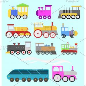 300x300 Cartoon Toy Train Vector Railroad Hoodamathrun