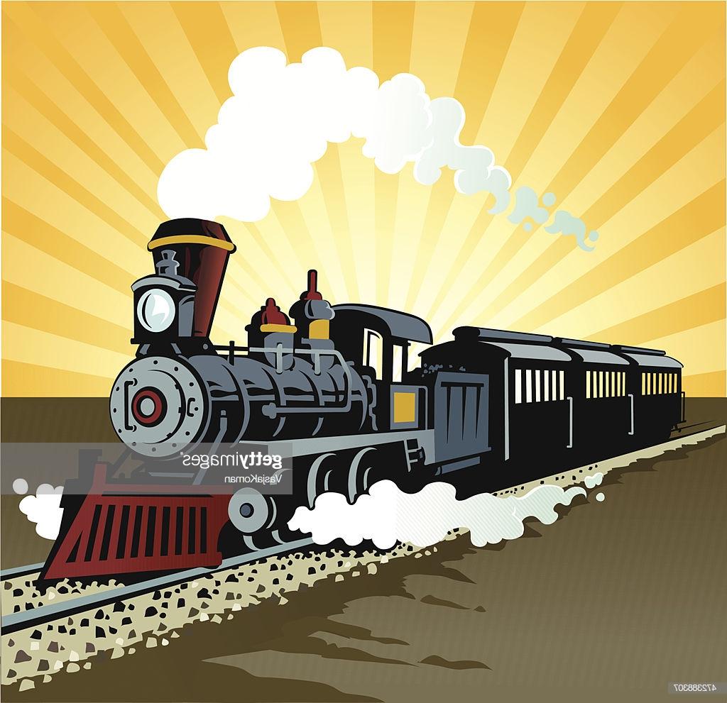 1024x991 Hd Train Engine Art Vector Drawing Free Vector Art, Images