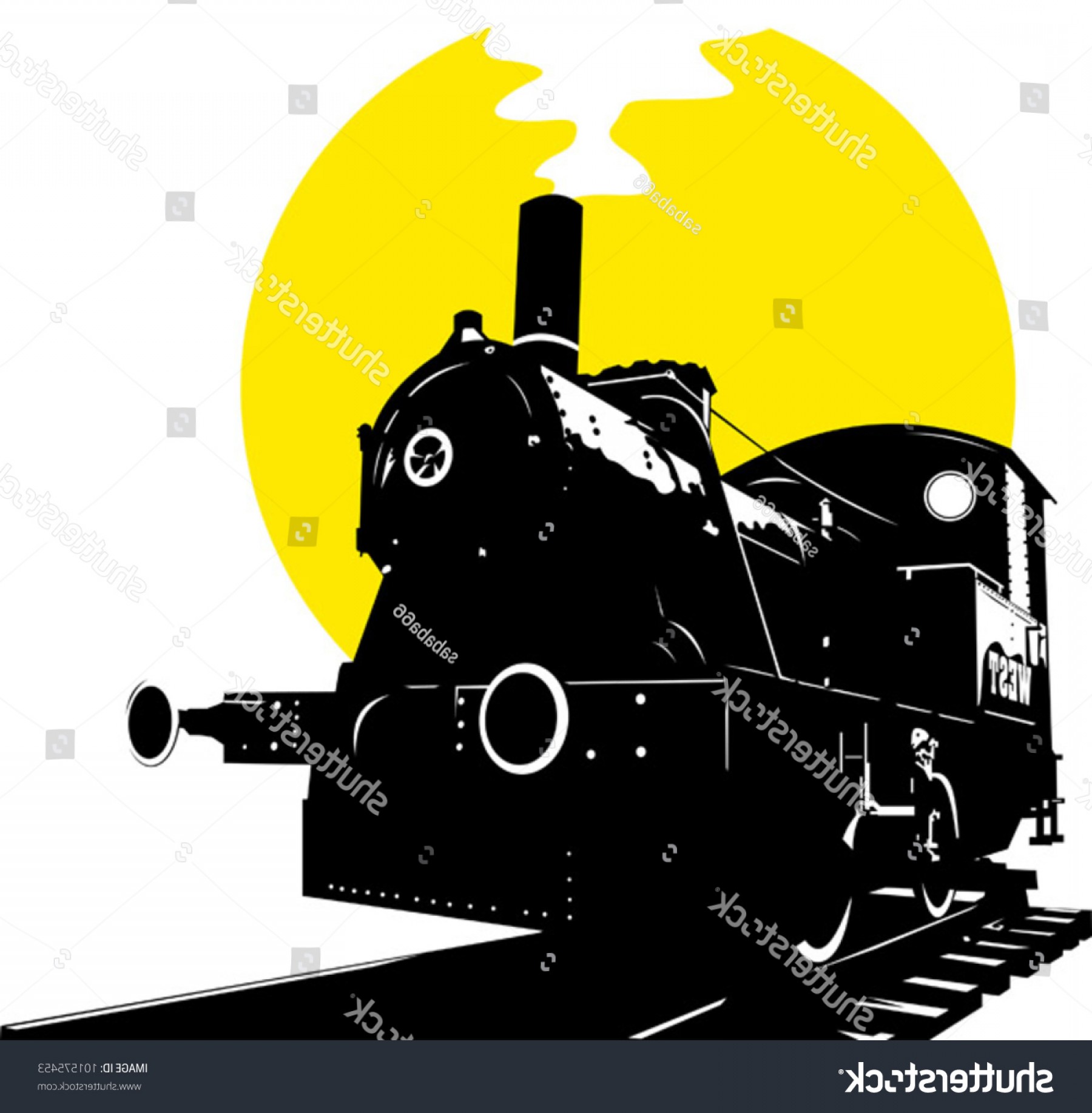 1800x1836 Silhouette Old Train Steam Locomotive Retro Hoodamathrun
