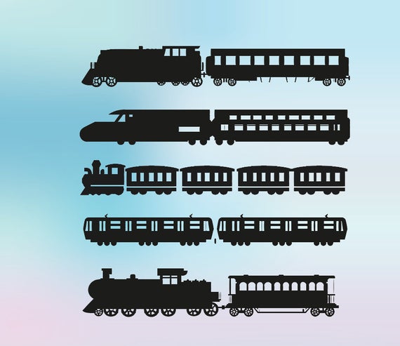 570x493 Train Silhouette Download Png Image Dxf Cut Vinyl Etsy
