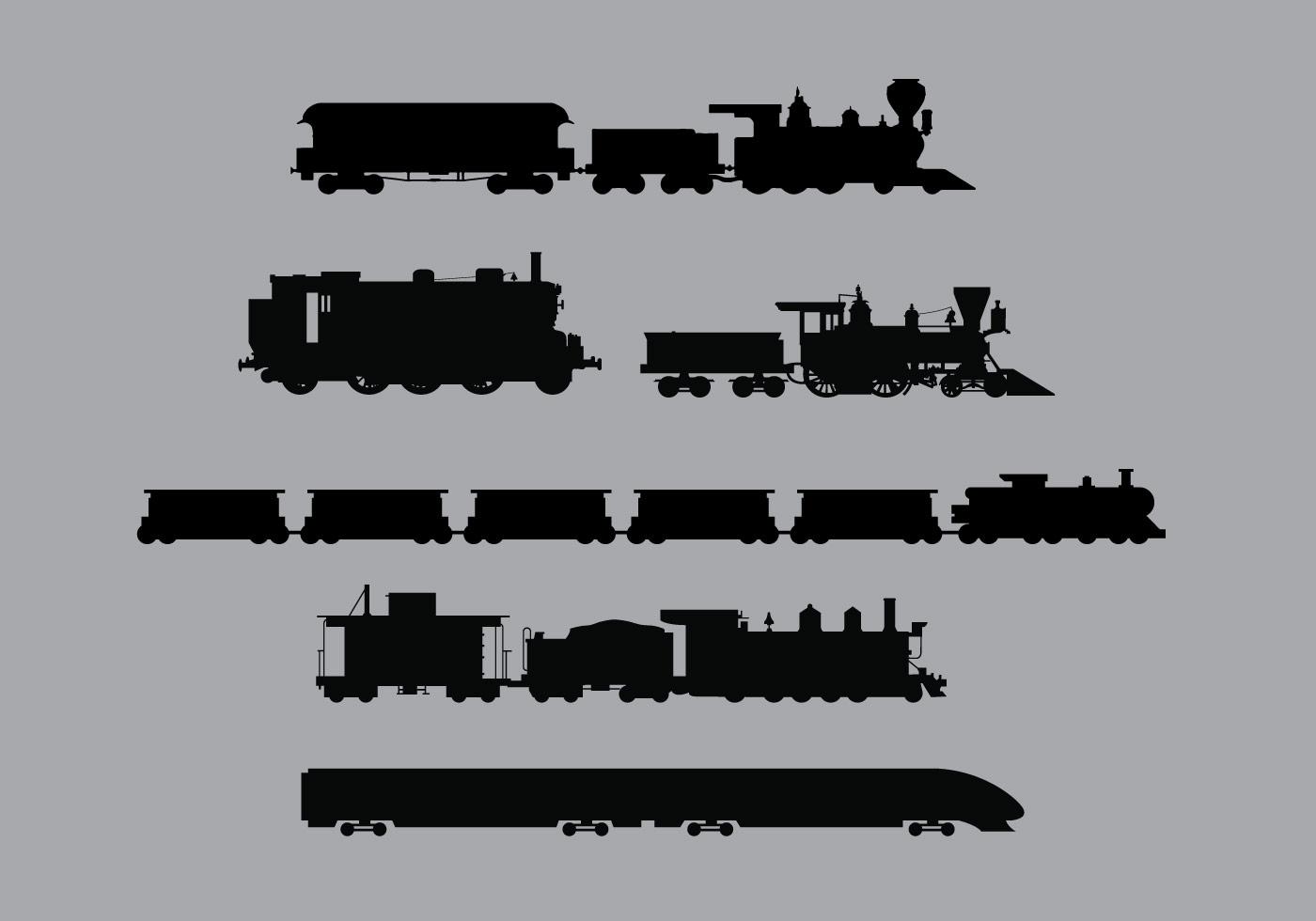 Download Train Silhouette Vector at Vectorified.com | Collection of ...