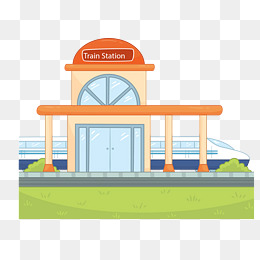 260x260 Station Clipart Vector Train