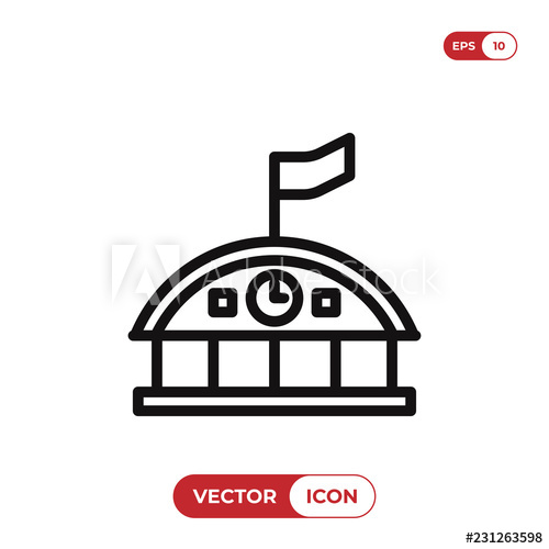 500x500 Train Station Vector Icon