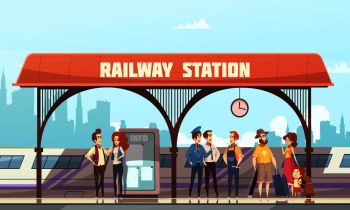350x210 You Searched For Railway Station Flat Vector Illustration