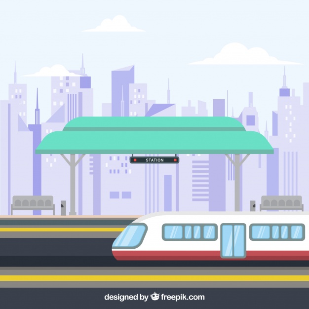 Train Station Vector at Vectorified.com | Collection of Train Station ...