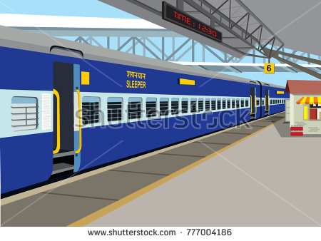 450x338 Indian Railway Station Clipart