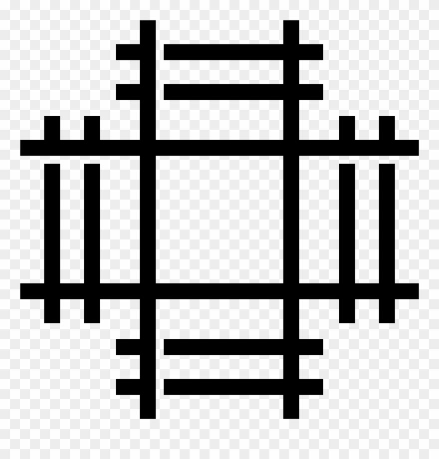 880x920 Train Track Vector