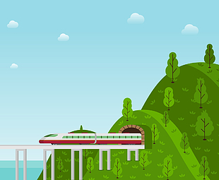 Tunnel And Train Vector Free Graphics Uihere 310x255 Tunnel And Train Vector Free Graphics Uihere
