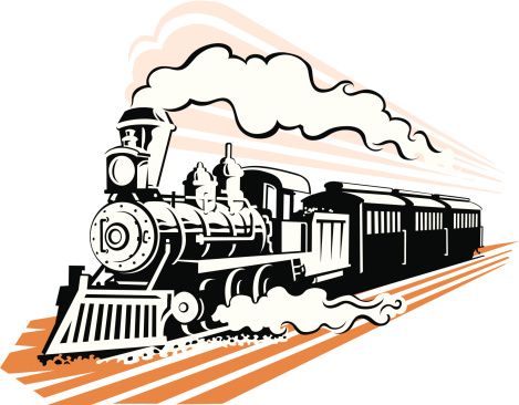 Line Art Graphic Of Steam Train Emerging From A Tunnel Knk 469x366 Line Art Graphic Of Steam Train Emerging From A Tunnel Knk