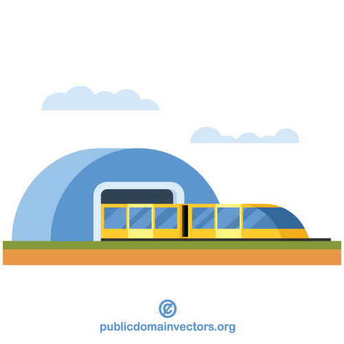 Subway Train Vector Graphics 500x500 Subway Train Vector Graphics