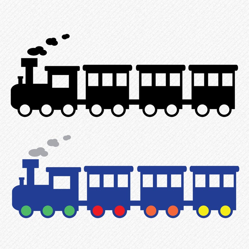 794x794 Tra Train Clipart Train Silhouette Train Vector Etsy