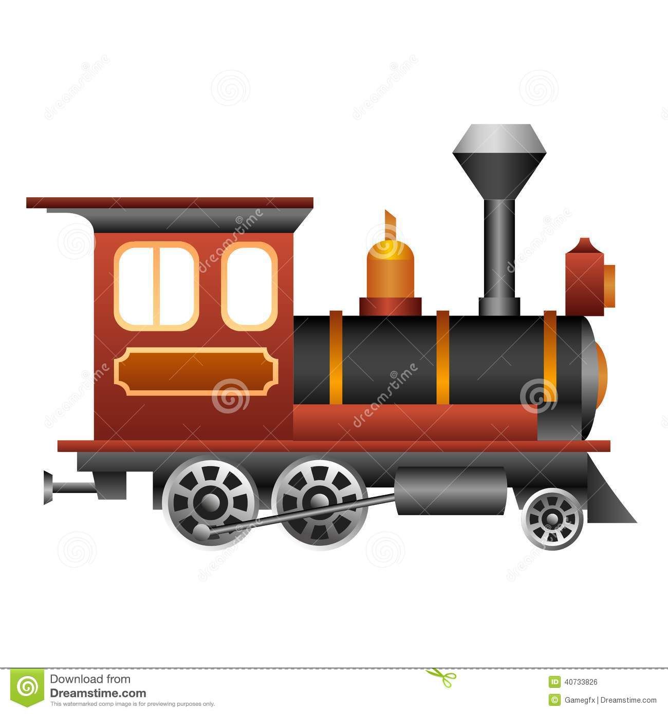 1300x1390 Free Retro Clip Art Train