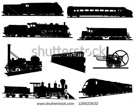 450x357 Train Silhouette Vector
