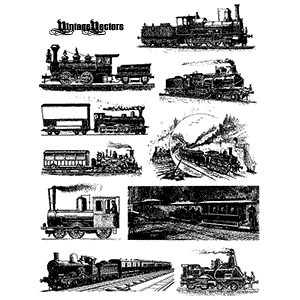 300x300 Free Antique Train Vector Art Seasonal Party Ideas Train