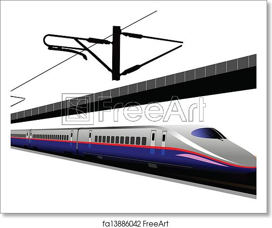560x470 Free Art Print Of Shinkansen Bullet Train Vector Il Shinkansen