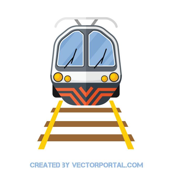660x660 Subway Train Vector Image
