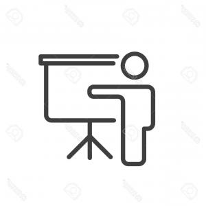 300x300 Photostock Vector Training And Presentation Icon Vector