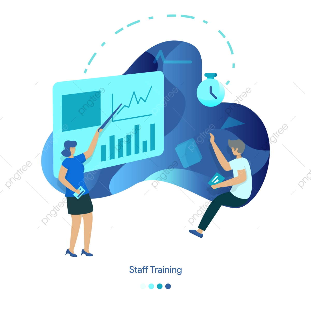 1200x1200 Background Illustrations Of Staff Training, Lecture, Man, Human