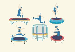 286x200 Trampoline Free Vector Art