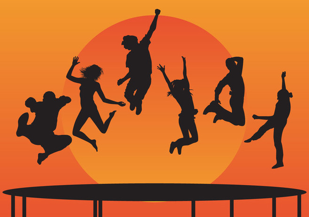 632x443 Trampoline Vector Free Vector Download Cannypic