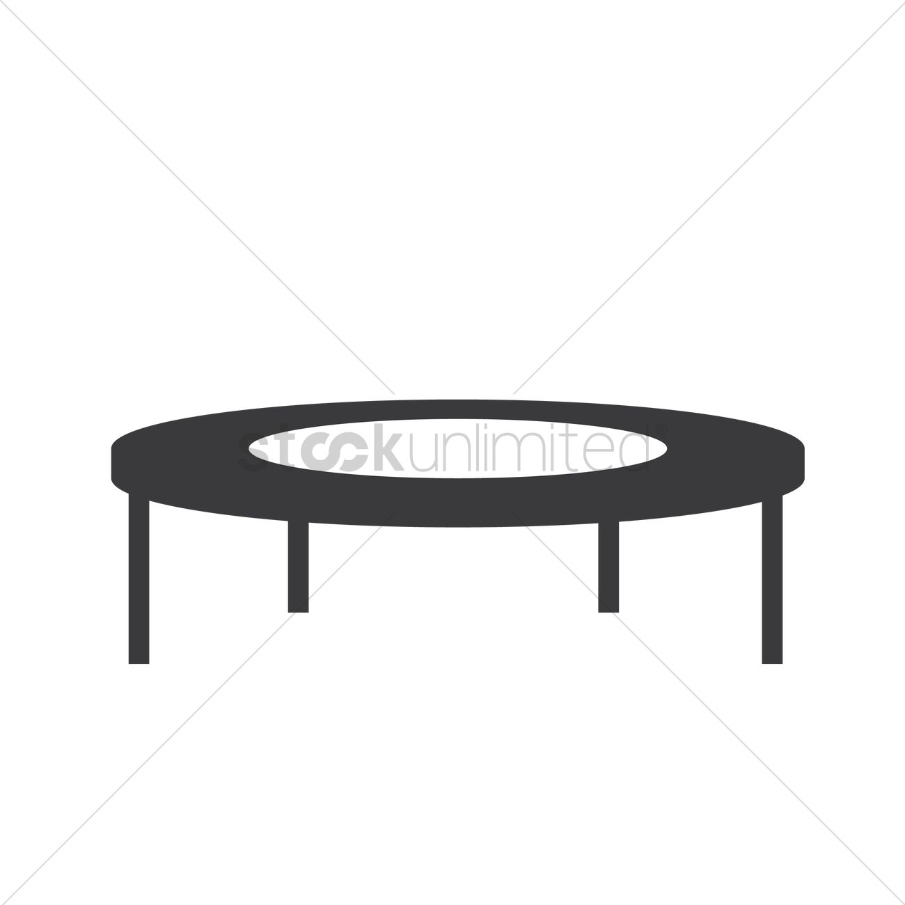 1300x1300 Trampoline Vector Image